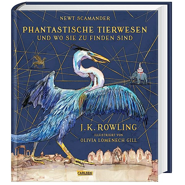 Phantastische Tierwesen und wo sie zu finden sind (farbig illustrierte Schmuckausgabe), J.K. Rowling, Newt Scamander