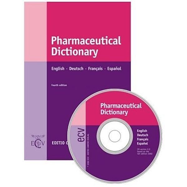 Pharmaceutical Dictionary, English-Deutsch-Francais-Espanol, m. CD-ROM, Anita Maas, James Brawley