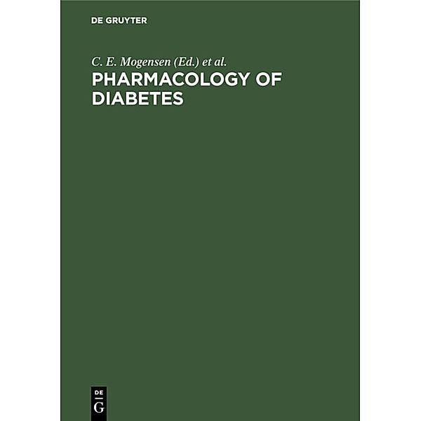 Pharmacology of Diabetes