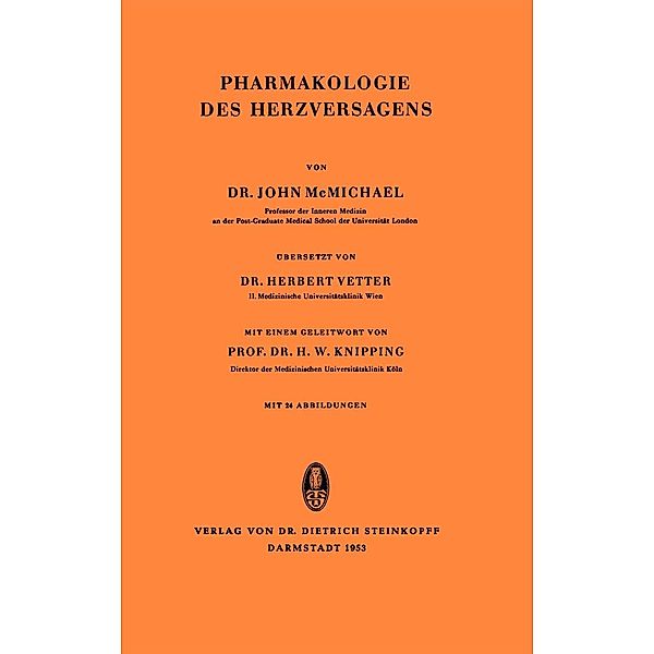 Pharmakologie des Herzversagens, John McMichael