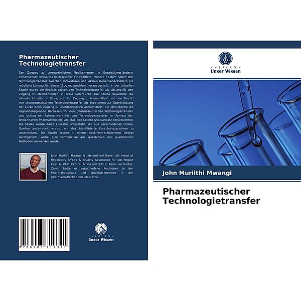 Pharmazeutischer Technologietransfer, John Muriithi Mwangi