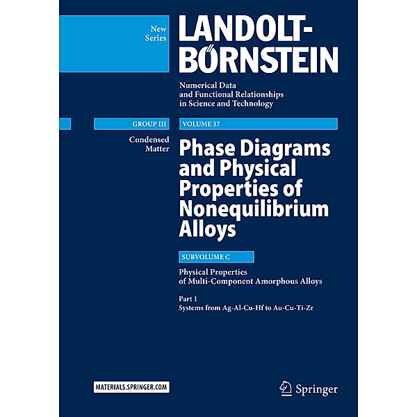 Phase Diagrams and Physical Properties of Nonequilibrium Alloys, Yoshiyuki Kawazoe, Ursula Carow-Watamura, Dmitri V. Louzguine