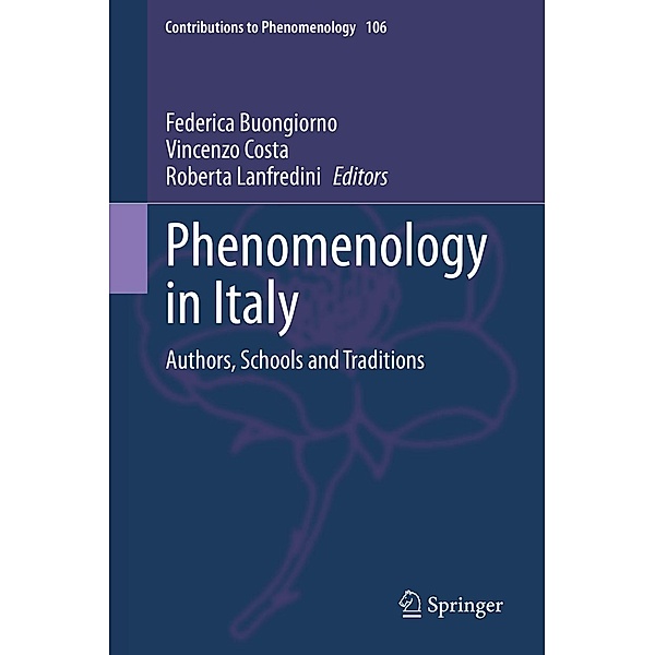 Phenomenology in Italy / Contributions to Phenomenology Bd.106