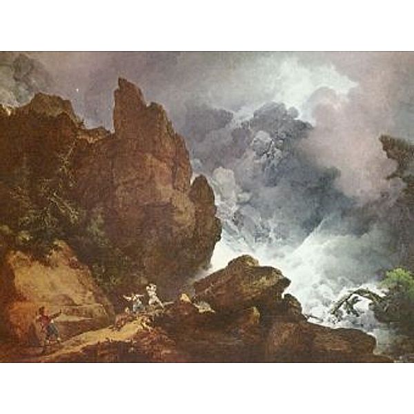 Philipp Jakob Loutherbourg d. J. - Lawine in den Alpen - 100 Teile (Puzzle)