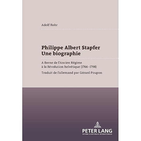 Philippe Albert Stapfer- Une biographie, Adolf Rohr