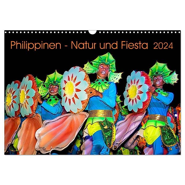 Philippinen - Natur und Fiesta (Wandkalender 2024 DIN A3 quer), CALVENDO Monatskalender, Henry Jager