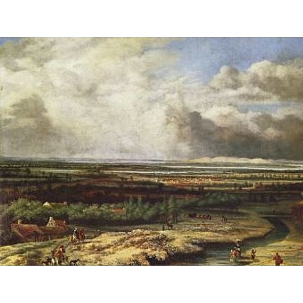 Philips Koninck - Flußlandschaft mit Jagdgesellschaft - 500 Teile (Puzzle)