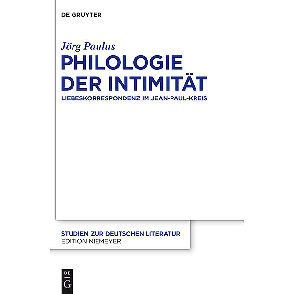 Philologie der Intimität, Jörg Paulus