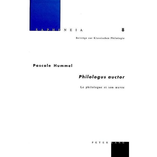 Philologus auctor, Pascale Catherine Hummel