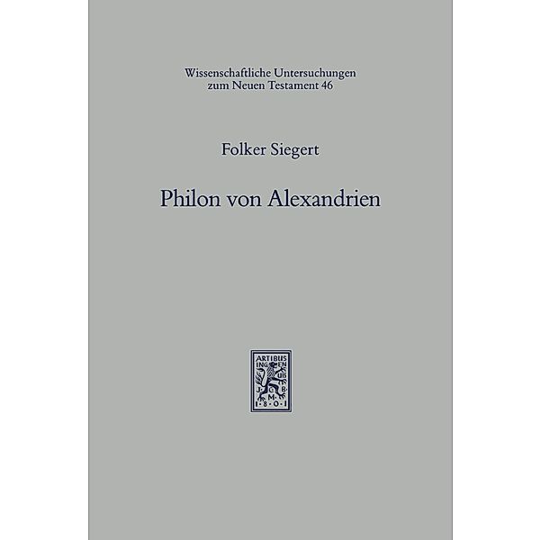 Philon von Alexandrien, Folker Siegert