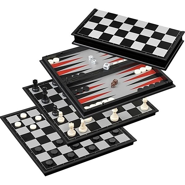 Philos 2506 Schach-Backgammon-Dame-Set magnetisch | Weltbild.at