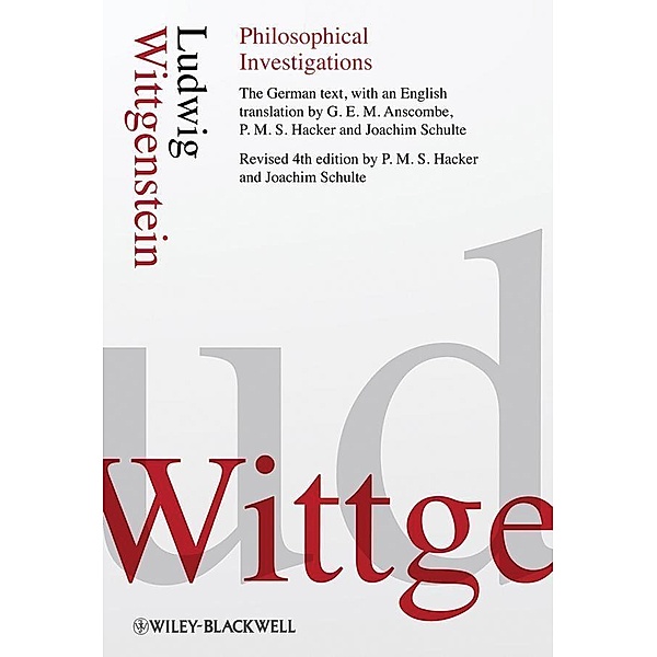 Philosophical Investigations, Ludwig Wittgenstein