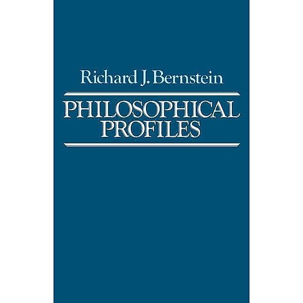 Philosophical Profiles, Richard J. Bernstein