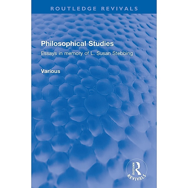 Philosophical Studies, Various