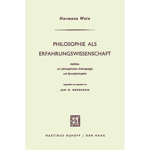 Philosophie als Erfahrungswissenschaft, Hermann Wein