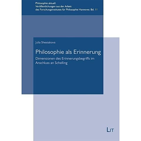 Philosophie als Erinnerung, Julia Shestakova