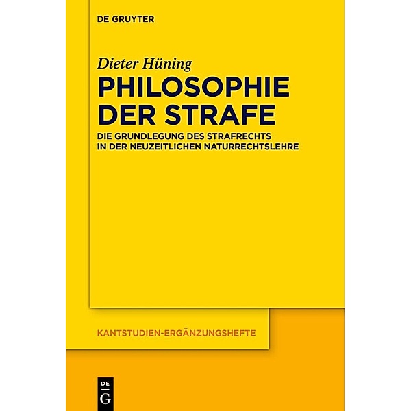 Philosophie der Strafe, Dieter Hüning