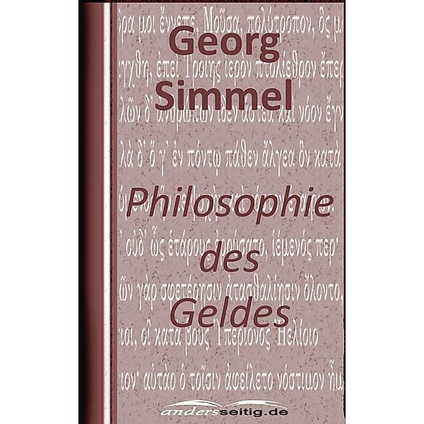 Philosophie des Geldes, Georg Simmel