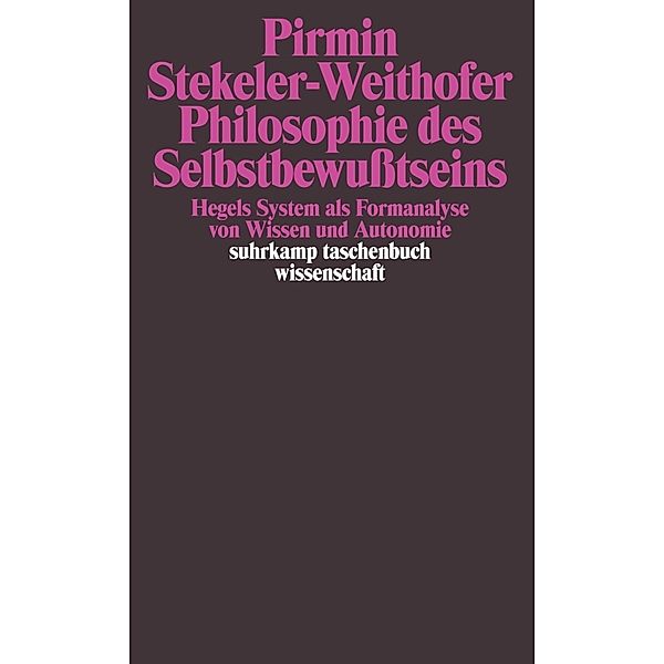 Philosophie des Selbstbewusstseins, Pirmin Stekeler-Weithofer