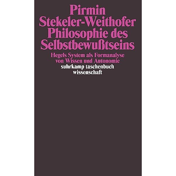 Philosophie des Selbstbewußtseins, Pirmin Stekeler-Weithofer