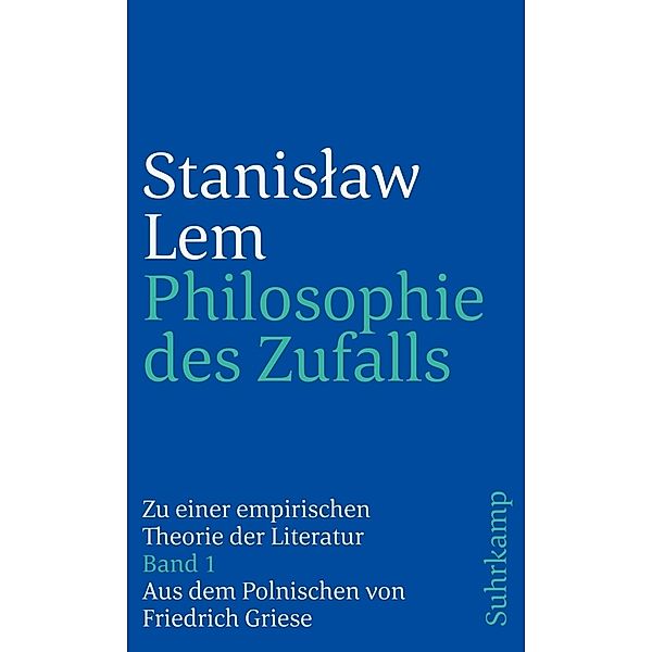 Philosophie des Zufalls, Stanislaw Lem