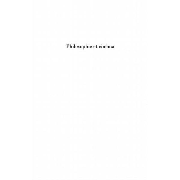 Philosophie et cinema / Hors-collection, Jean-Louis Deotte