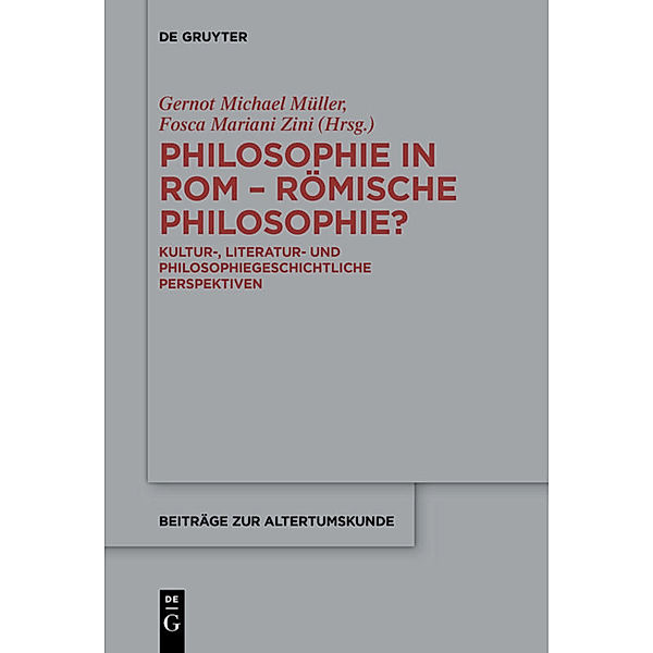 Philosophie in Rom - Römische Philosophie?