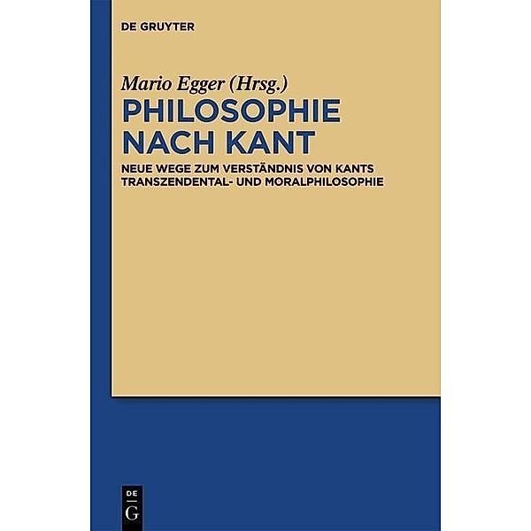Philosophie nach Kant