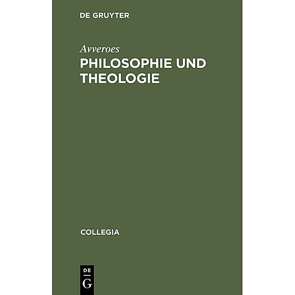 Philosophie und Theologie von Averroes, Avveroes