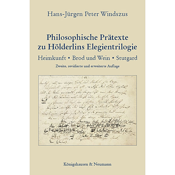 Philosophische Prätexte zu Hölderlins Elegientrilogie, Hans-Jürgen Peter Windszus