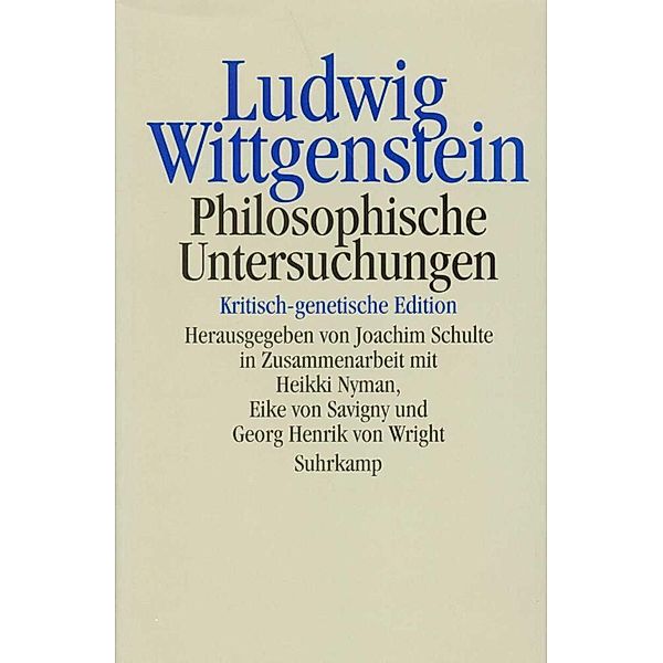 Philosophische Untersuchungen, Ludwig Wittgenstein