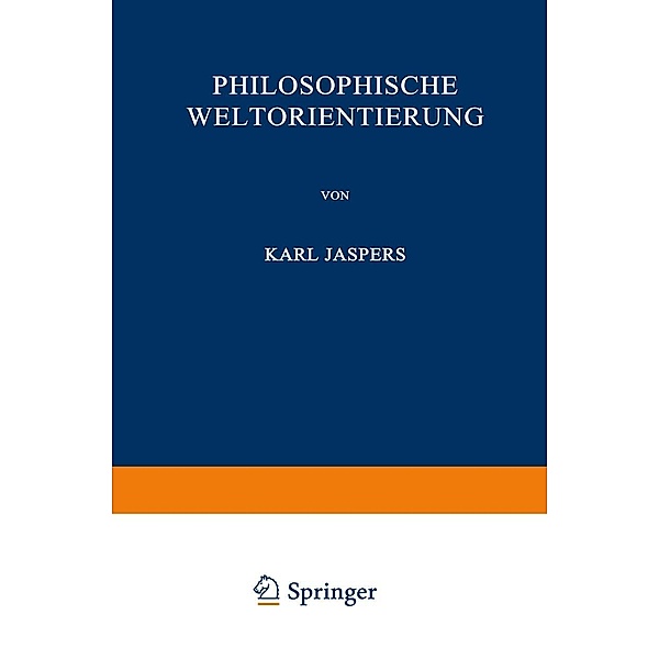 Philosophische Weltorientierung, Karl Jaspers
