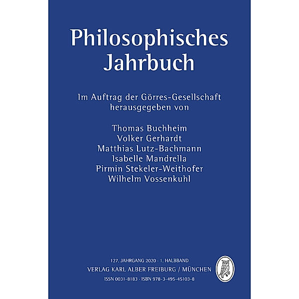 Philosophisches Jahrbuch / 127/1