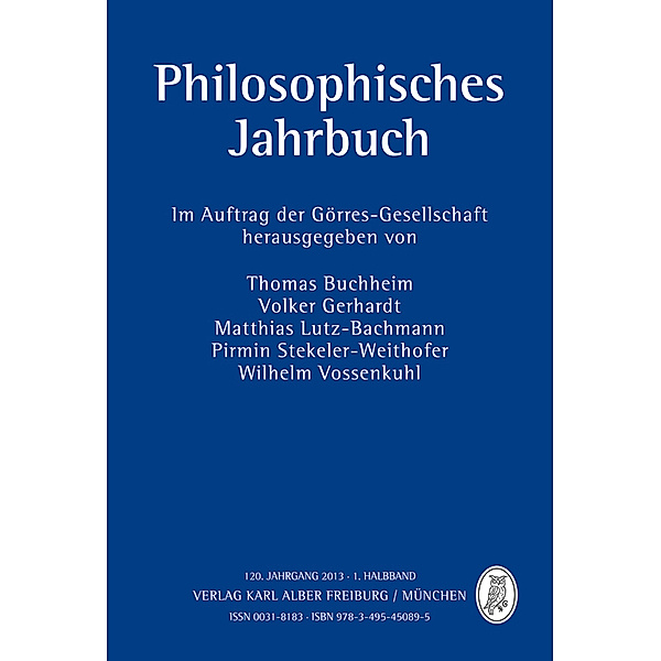 Philosophisches Jahrbuch.Halbbd.1