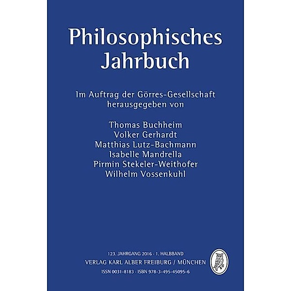 Philosophisches Jahrbuch.Jg.123/1