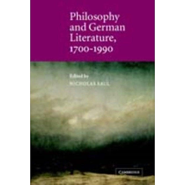 Philosophy and German Literature, 1700-1990