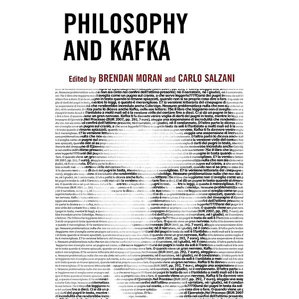 Philosophy and Kafka