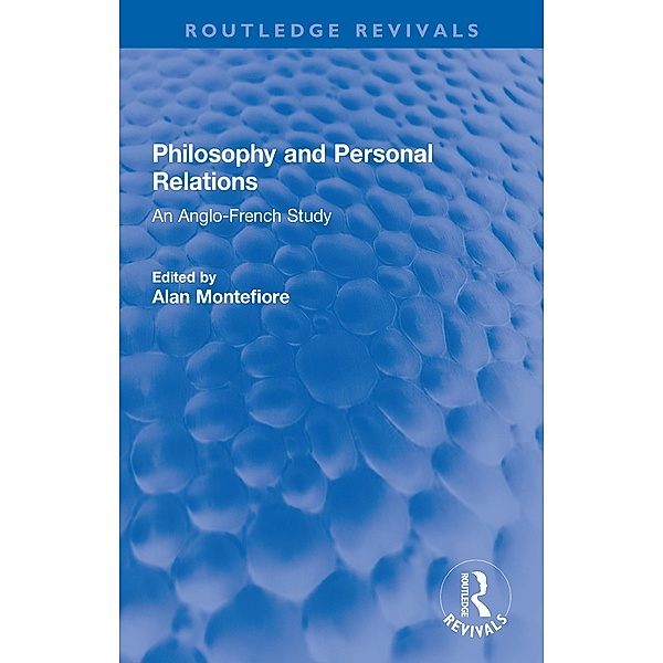 Philosophy and Personal Relations