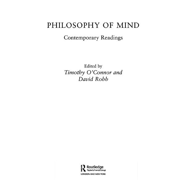 Philosophy of Mind: Contemporary Readings