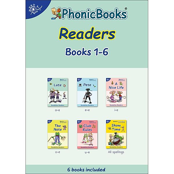 Phonic Books Dandelion Readers Split Vowel Spellings / Phonic Books Beginner Decodable Readers, Phonic Books