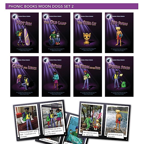 Phonic Books Moon Dogs Set 2 / Phonic Books Catch Up Readers, Phonic Books