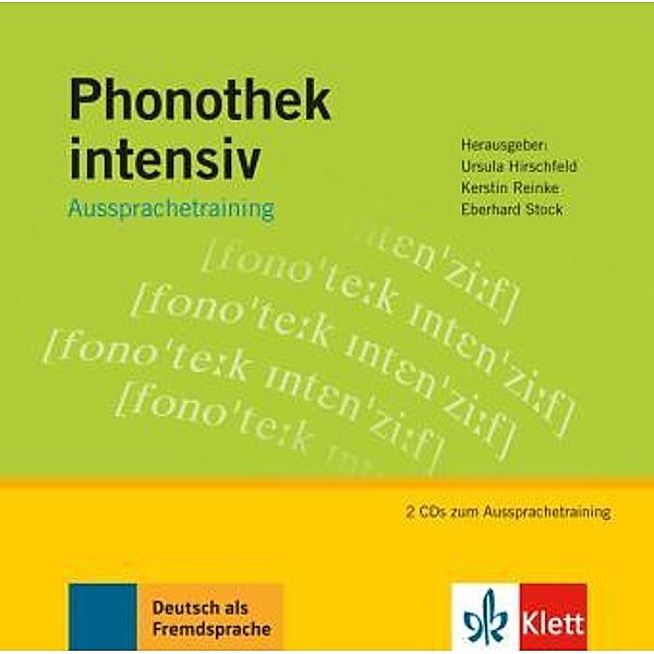 Phonothek intensiv, Aussprachetraining, 2 Audio-CDs