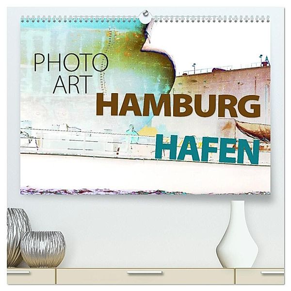 Photo-Art / Hamburg Hafen (hochwertiger Premium Wandkalender 2024 DIN A2 quer), Kunstdruck in Hochglanz, Susanne Sachers