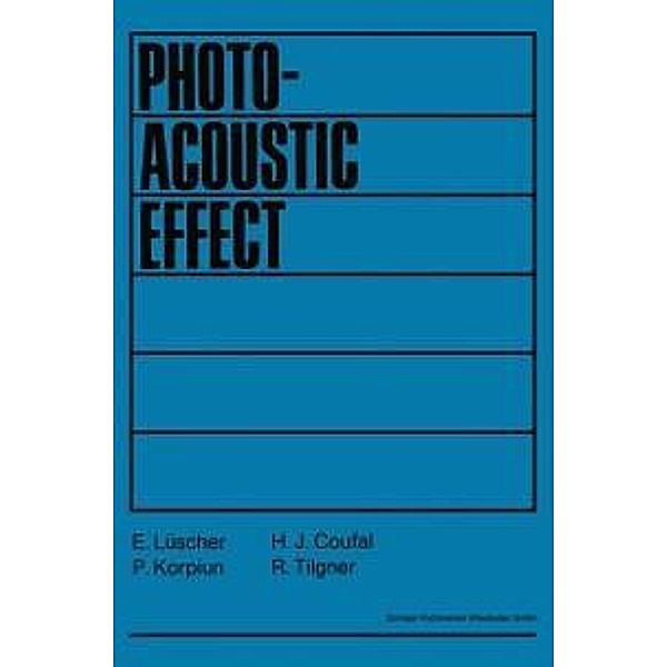 Photoacoustic Effect Principles and Applications, E. Lüscher