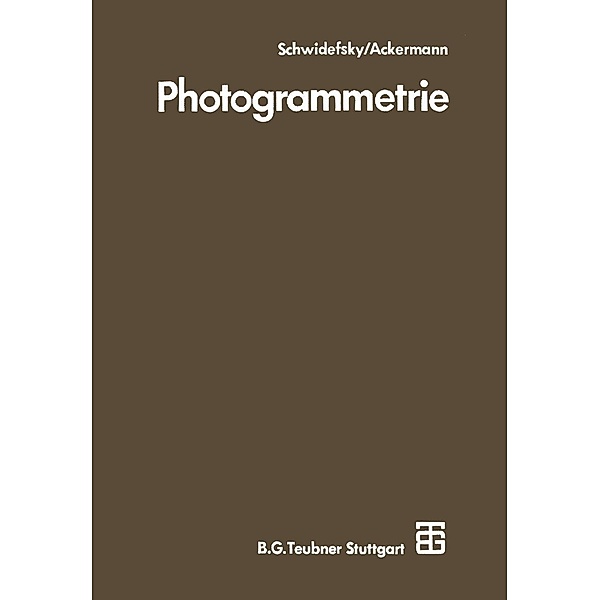 Photogrammetrie, Friedrich Ackermann