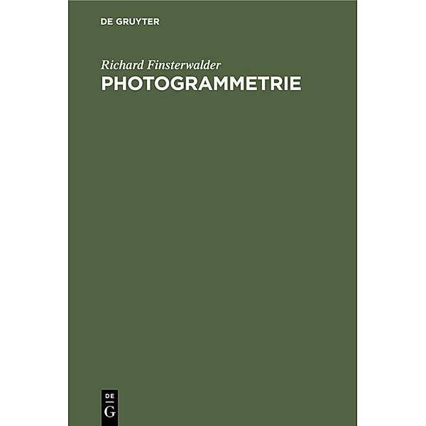 Photogrammetrie, Richard Finsterwalder