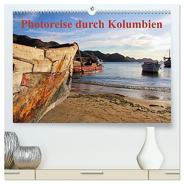 Photoreise durch Kolumbien (hochwertiger Premium Wandkalender 2024 DIN A2 quer), Kunstdruck in Hochglanz, Bernd Lutz