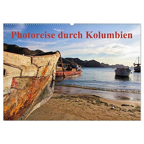 Photoreise durch Kolumbien (Wandkalender 2024 DIN A2 quer), CALVENDO Monatskalender, Bernd Lutz