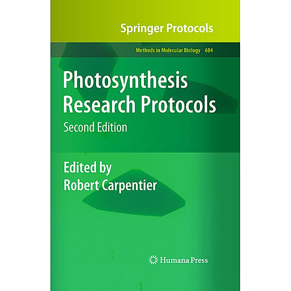 Photosynthesis Research Protocols, Robert Carpentier