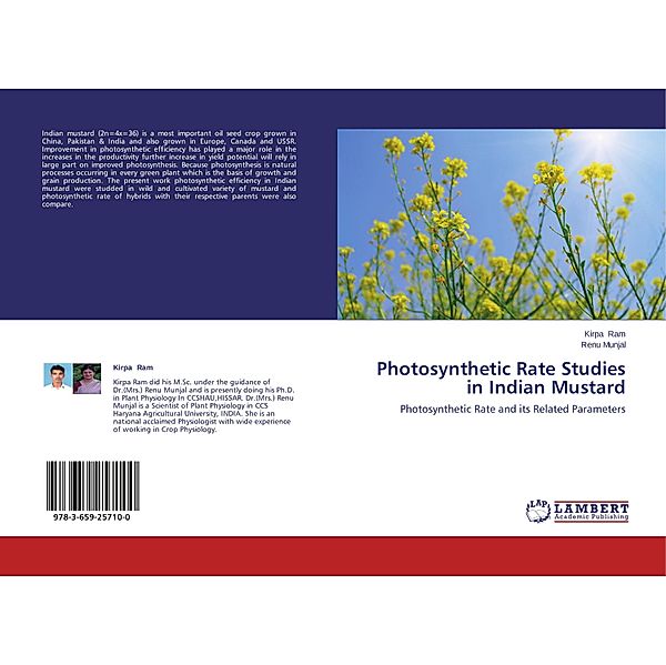 Photosynthetic Rate Studies in Indian Mustard, Kirpa Ram, Renu Munjal
